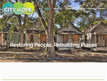 Tablet Screenshot of cityhopealliance.org